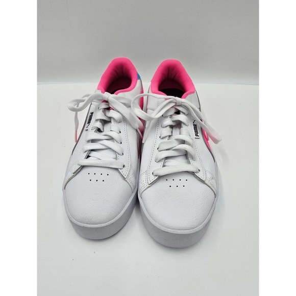 Puma Jada SC Tennis Shoe Womens 8.5 WhitePinkBlack Soft Foam - Picture 3 of 12